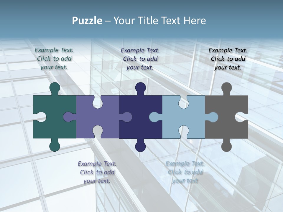 Glass Texture Frame PowerPoint Template