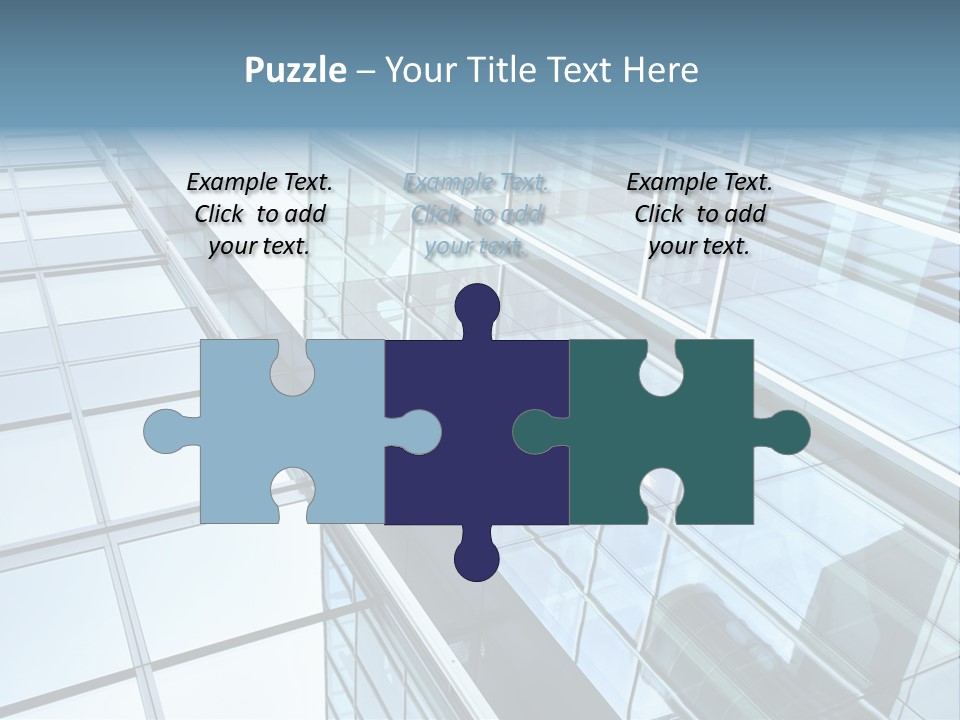 Glass Texture Frame PowerPoint Template