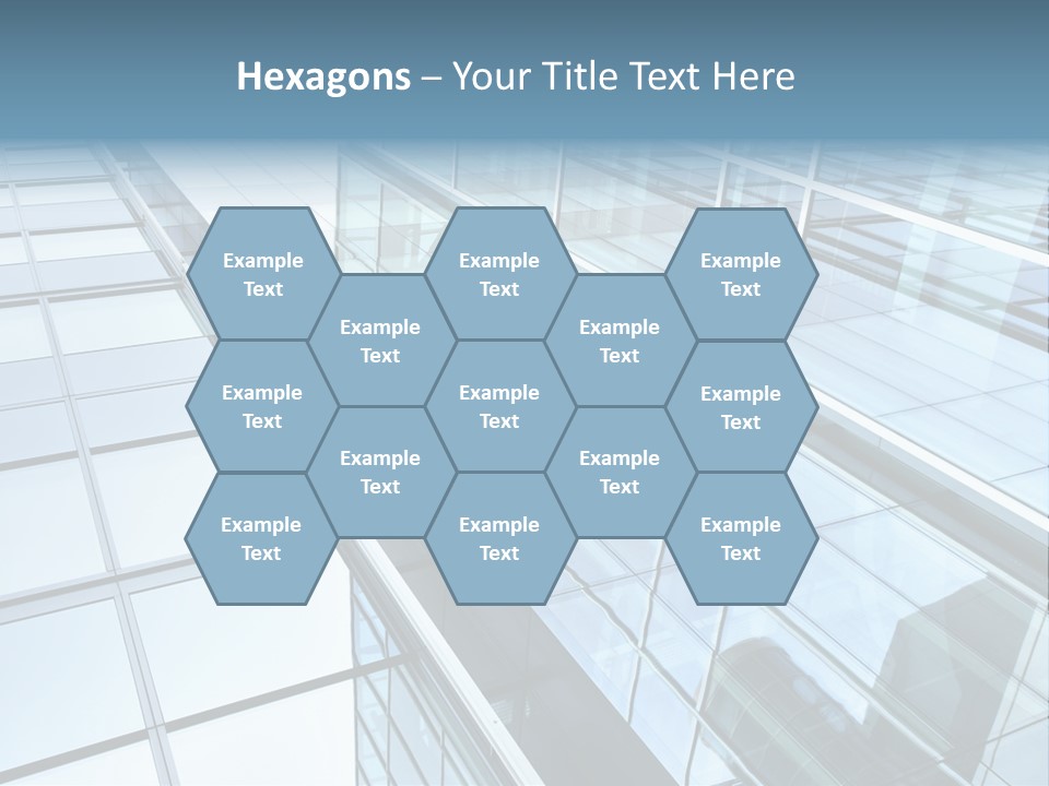 Glass Texture Frame PowerPoint Template