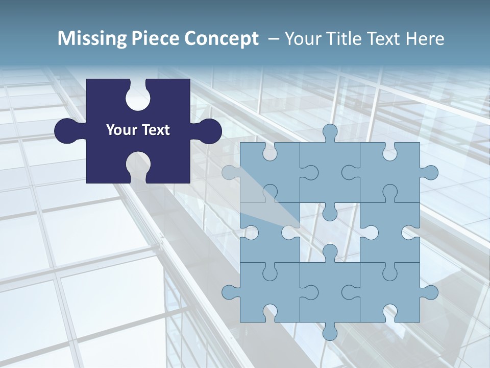 Glass Texture Frame PowerPoint Template