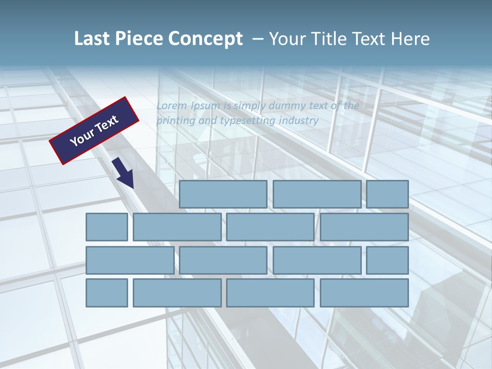 Glass Texture Frame PowerPoint Template
