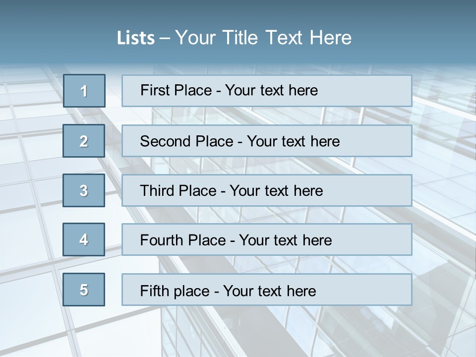 Glass Texture Frame PowerPoint Template