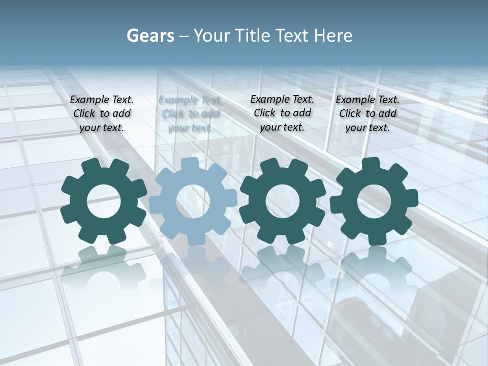 Glass Texture Frame PowerPoint Template