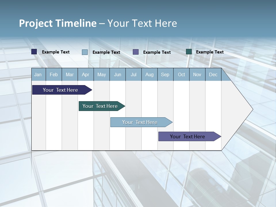 Glass Texture Frame PowerPoint Template