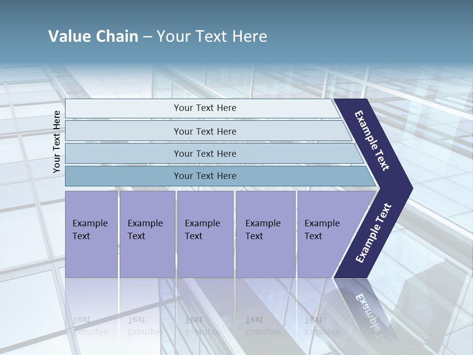 Glass Texture Frame PowerPoint Template