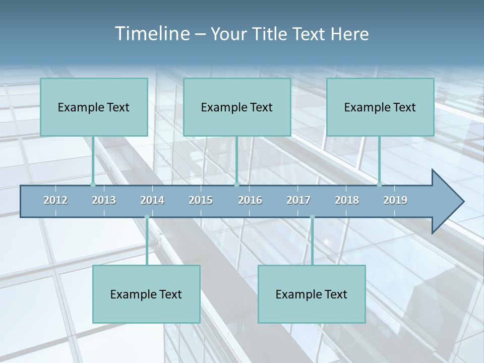 Glass Texture Frame PowerPoint Template
