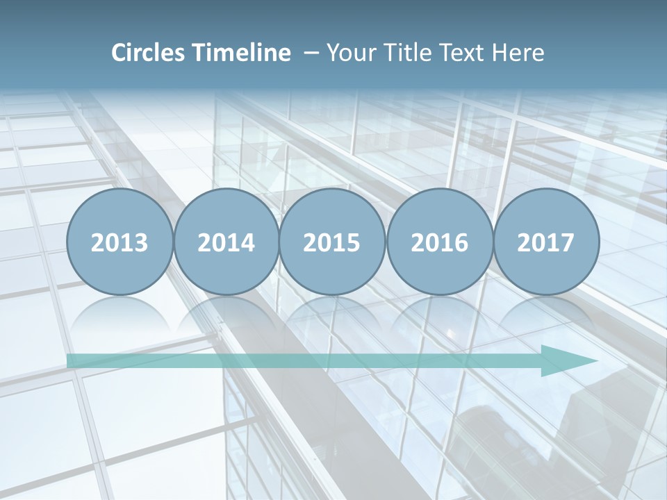 Glass Texture Frame PowerPoint Template