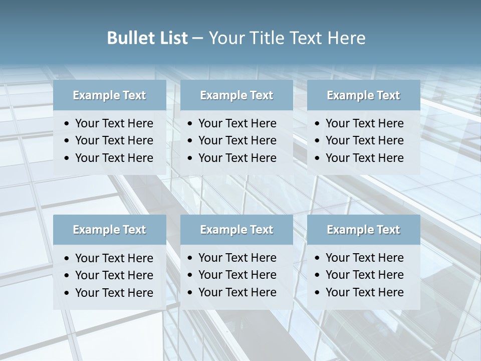 Glass Texture Frame PowerPoint Template