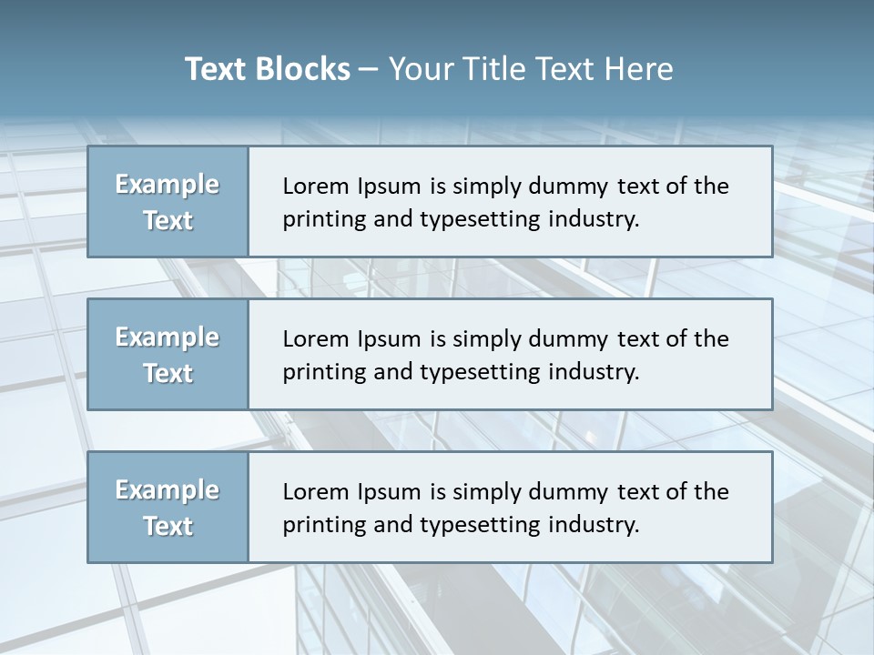 Glass Texture Frame PowerPoint Template