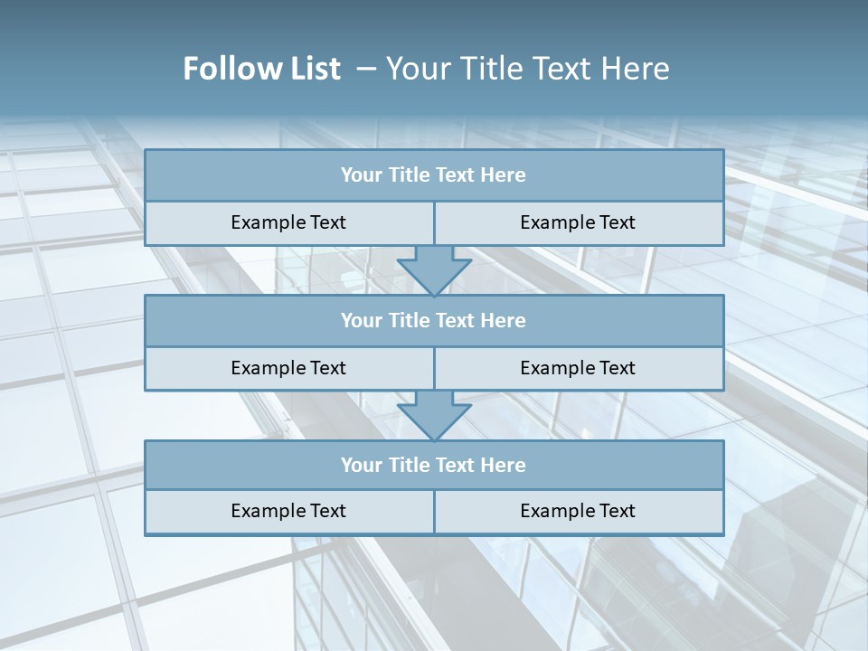Glass Texture Frame PowerPoint Template