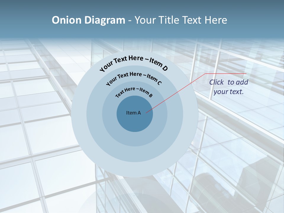 Glass Texture Frame PowerPoint Template