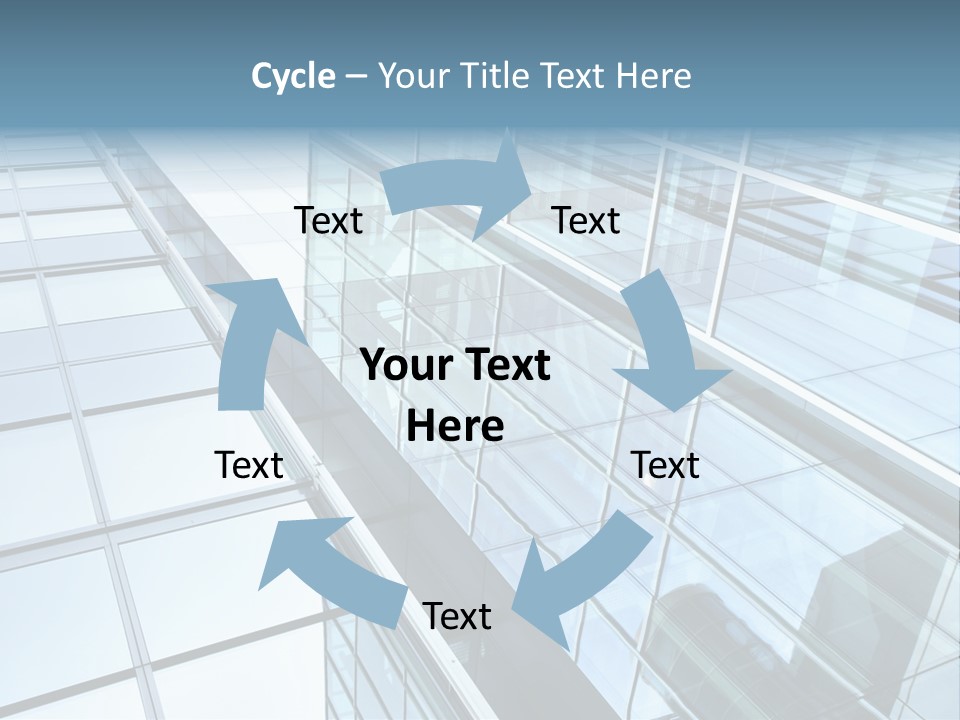Glass Texture Frame PowerPoint Template