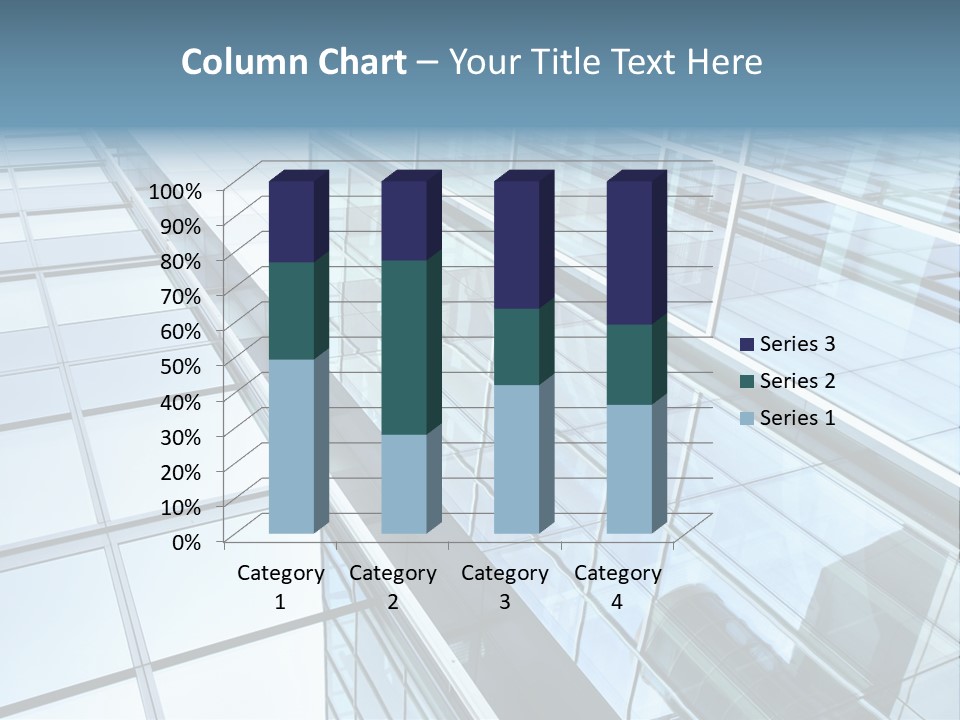 Glass Texture Frame PowerPoint Template