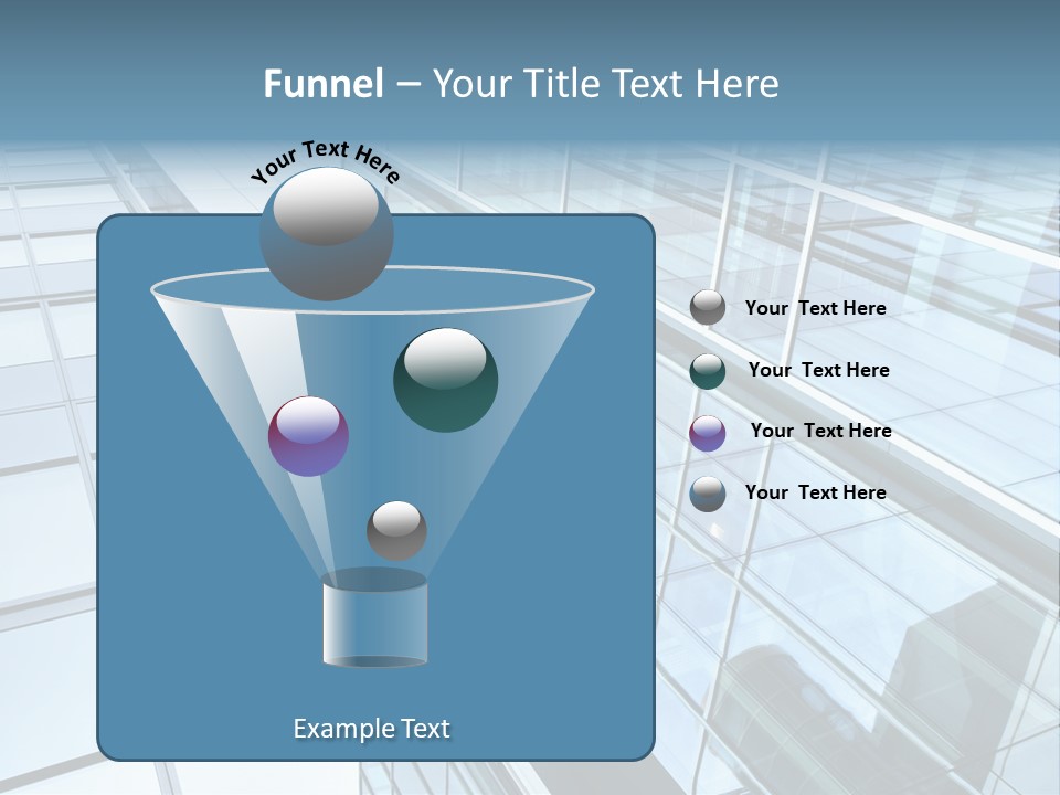 Glass Texture Frame PowerPoint Template