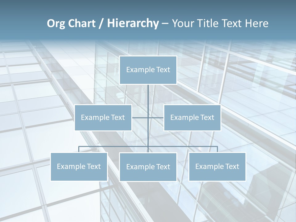 Glass Texture Frame PowerPoint Template