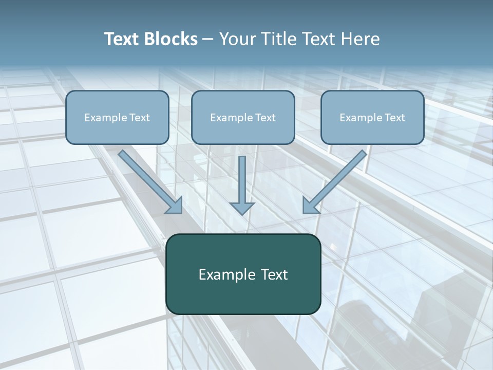 Glass Texture Frame PowerPoint Template