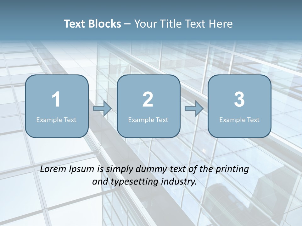 Glass Texture Frame PowerPoint Template
