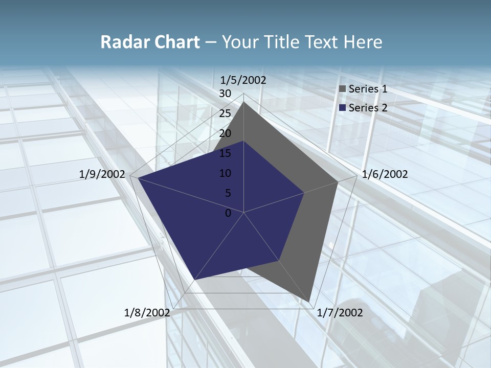 Glass Texture Frame PowerPoint Template