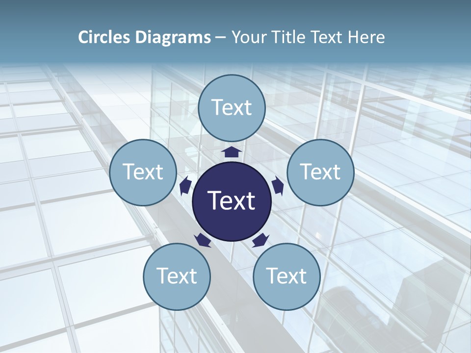 Glass Texture Frame PowerPoint Template