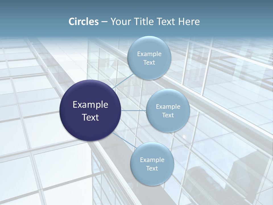 Glass Texture Frame PowerPoint Template