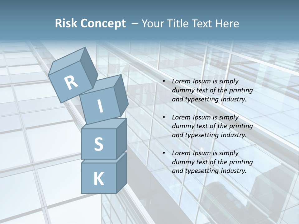 Glass Texture Frame PowerPoint Template