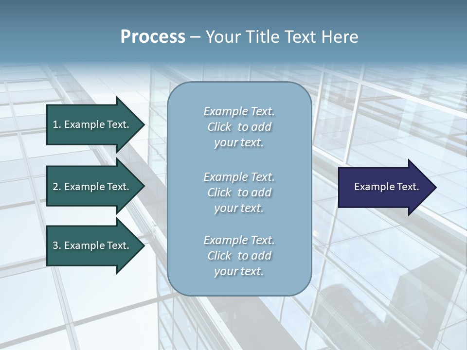 Glass Texture Frame PowerPoint Template