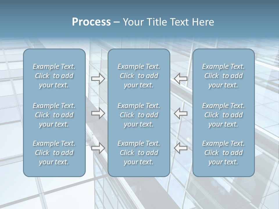 Glass Texture Frame PowerPoint Template