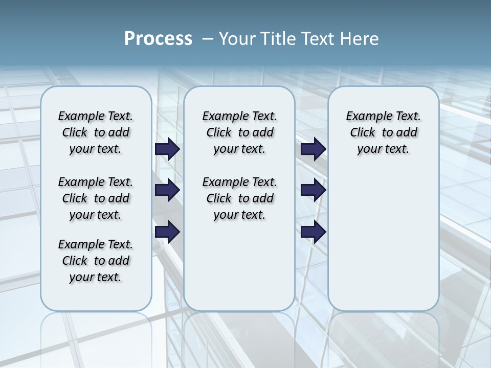 Glass Texture Frame PowerPoint Template