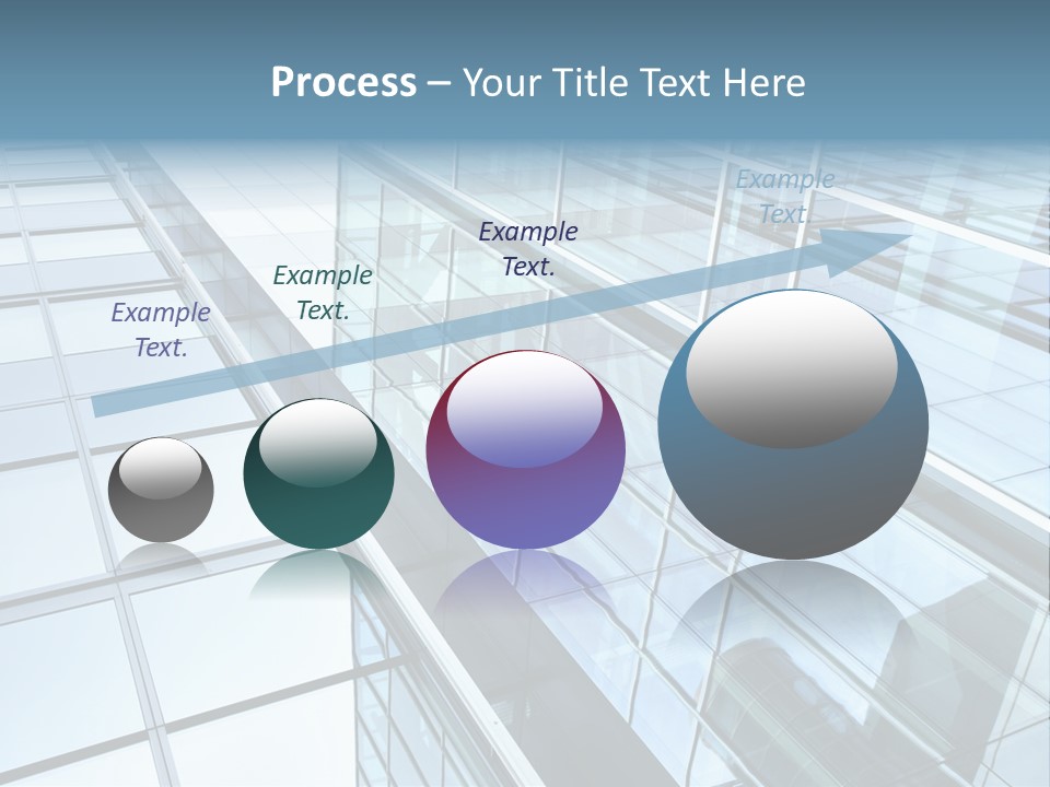 Glass Texture Frame PowerPoint Template
