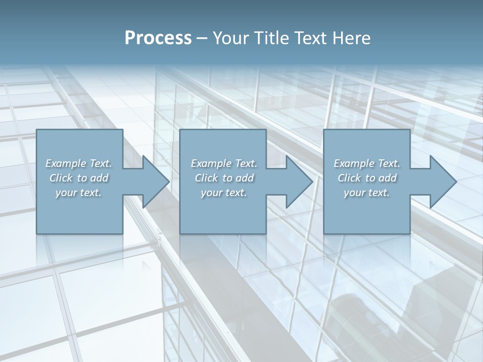 Glass Texture Frame PowerPoint Template