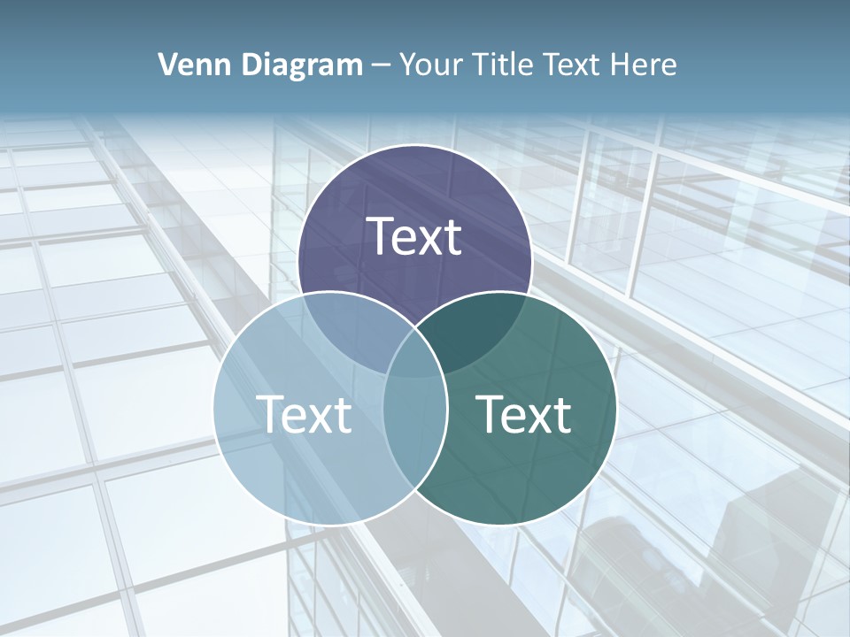 Glass Texture Frame PowerPoint Template