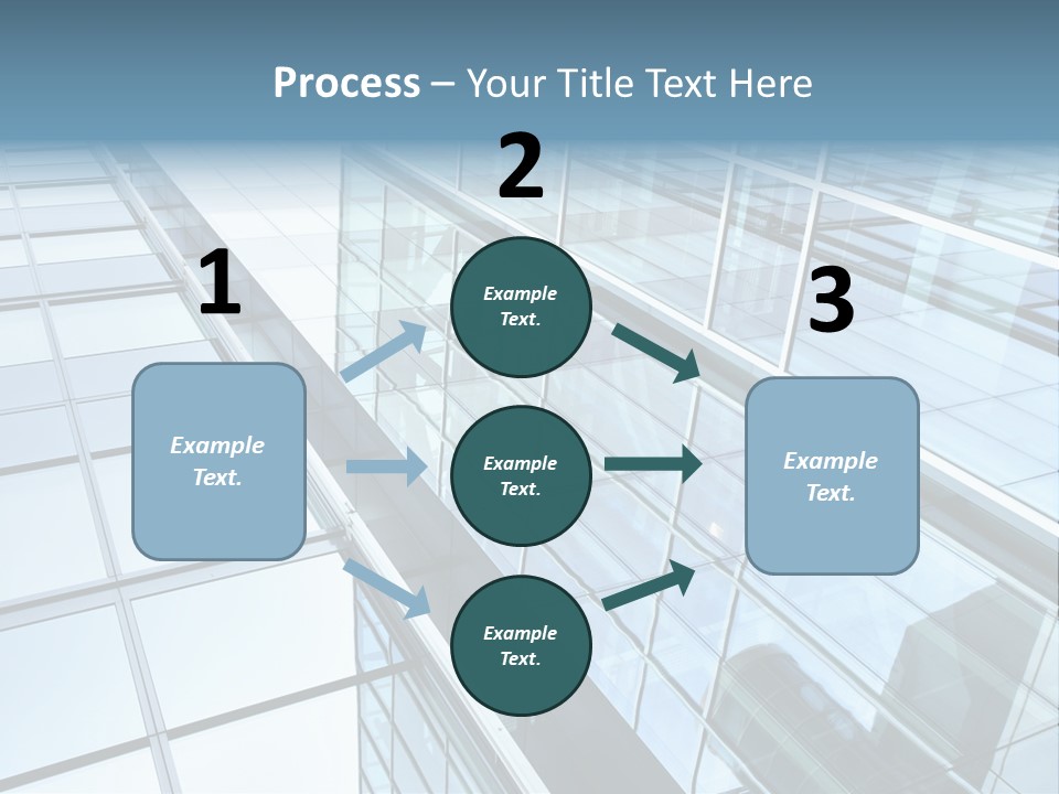 Glass Texture Frame PowerPoint Template