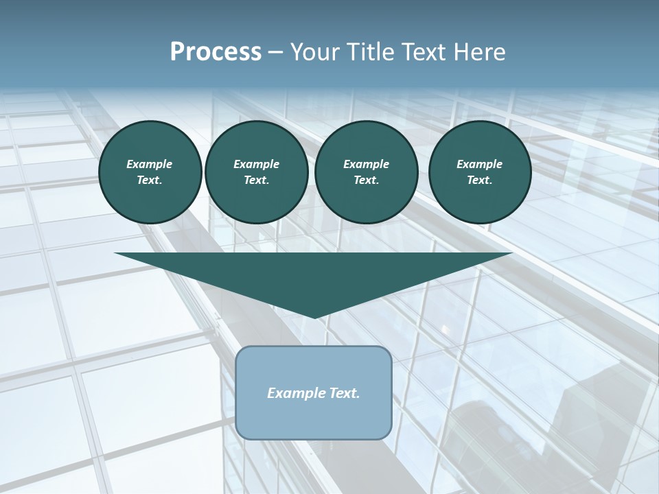 Glass Texture Frame PowerPoint Template