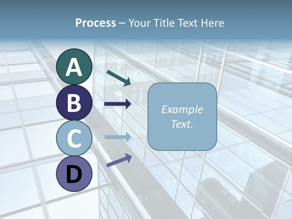 Glass Texture Frame PowerPoint Template