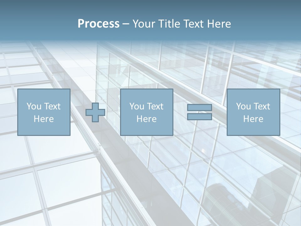 Glass Texture Frame PowerPoint Template