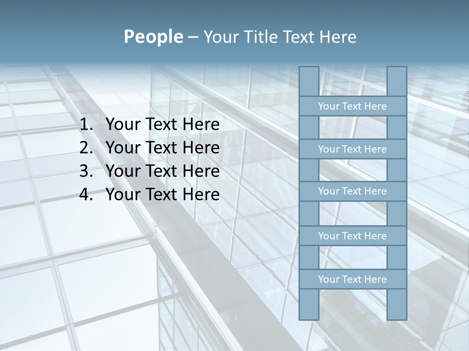 Glass Texture Frame PowerPoint Template