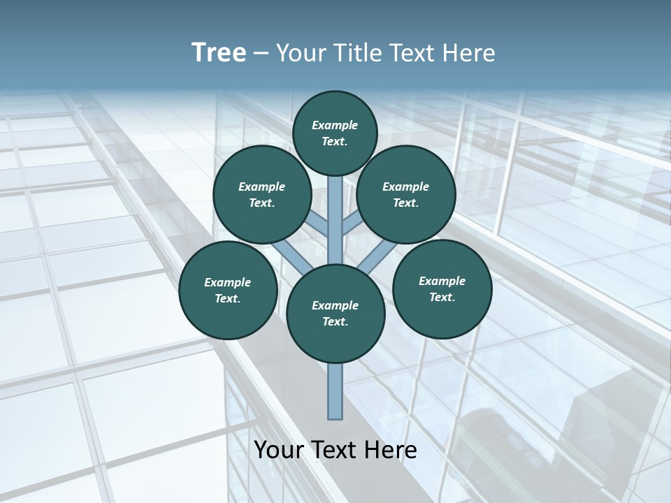 Glass Texture Frame PowerPoint Template