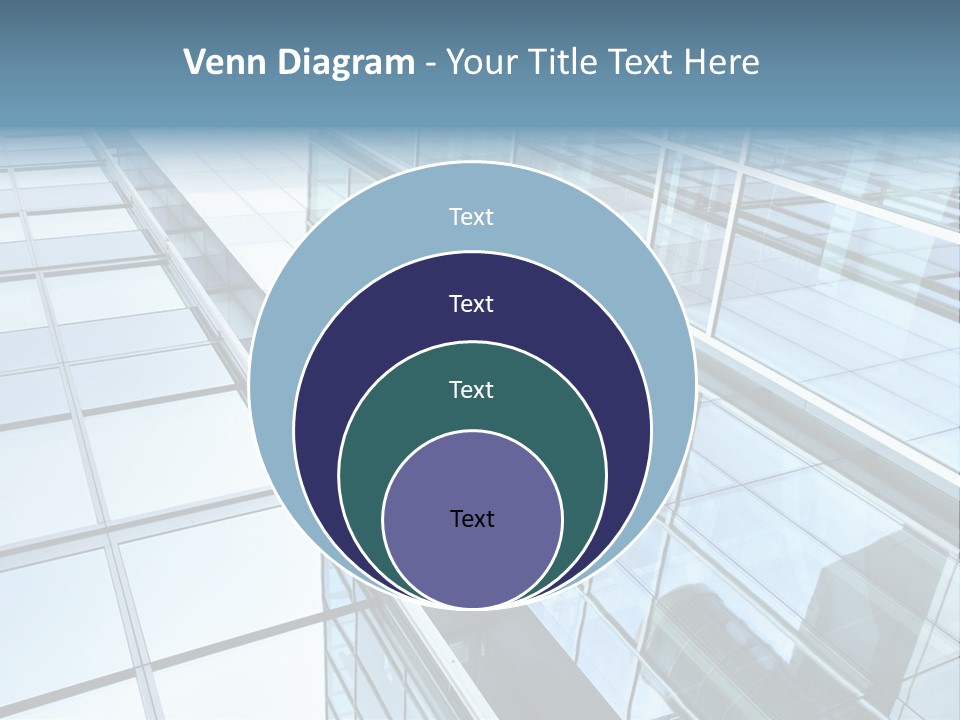 Glass Texture Frame PowerPoint Template