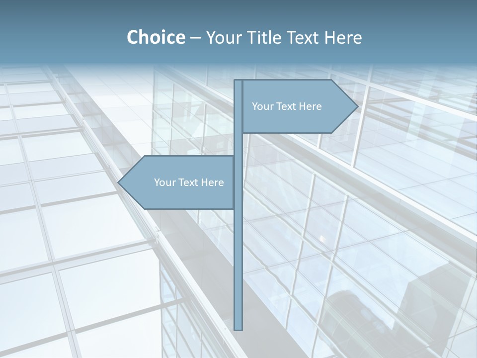 Glass Texture Frame PowerPoint Template