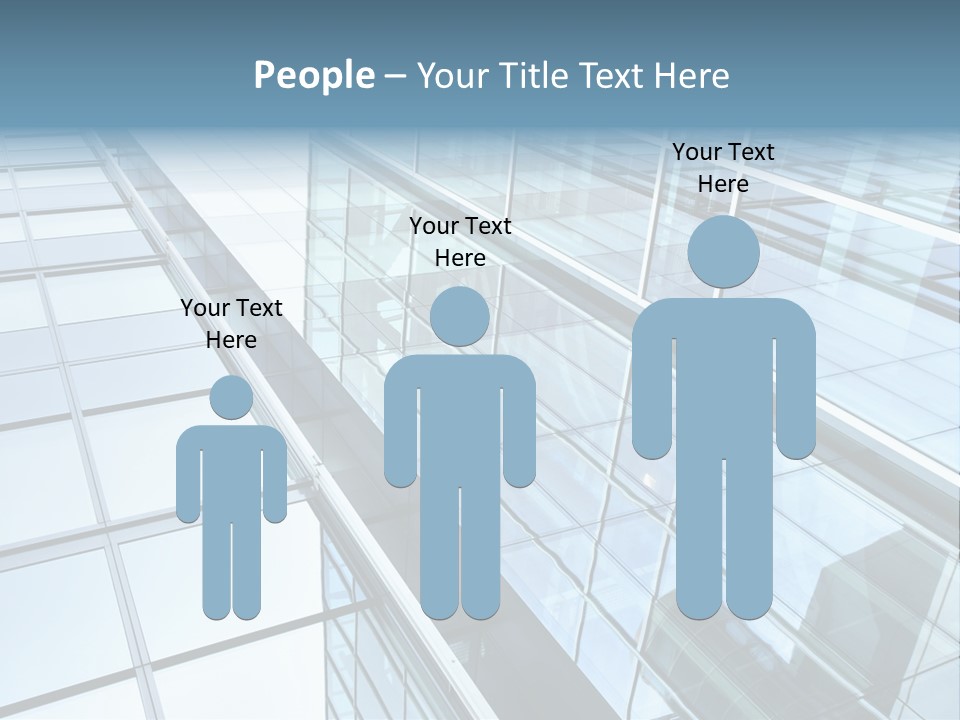 Glass Texture Frame PowerPoint Template