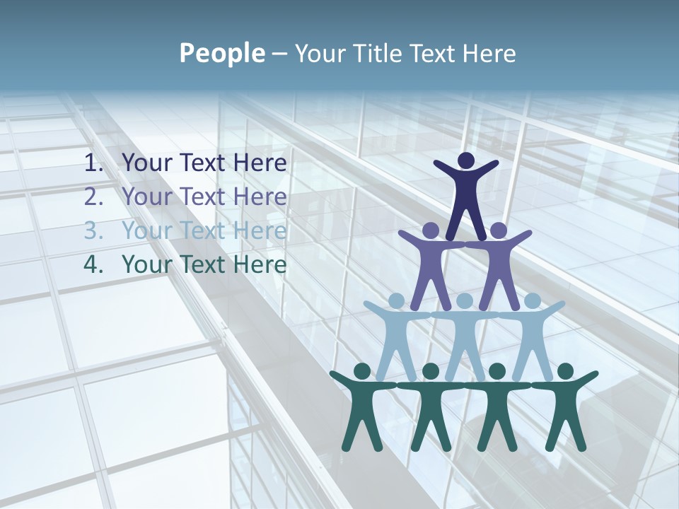 Glass Texture Frame PowerPoint Template