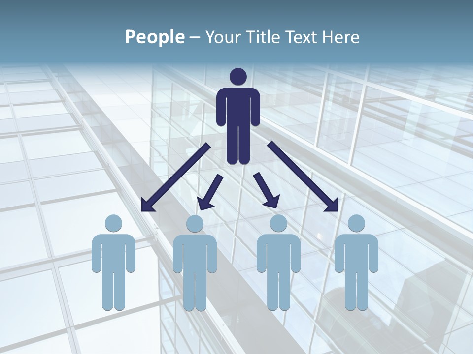 Glass Texture Frame PowerPoint Template