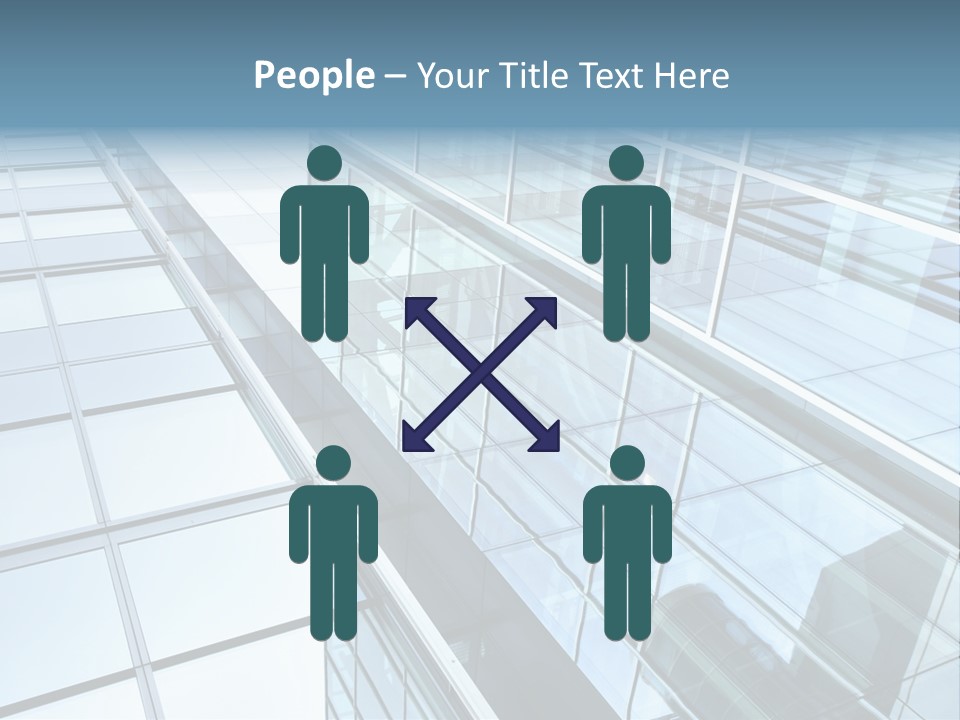 Glass Texture Frame PowerPoint Template