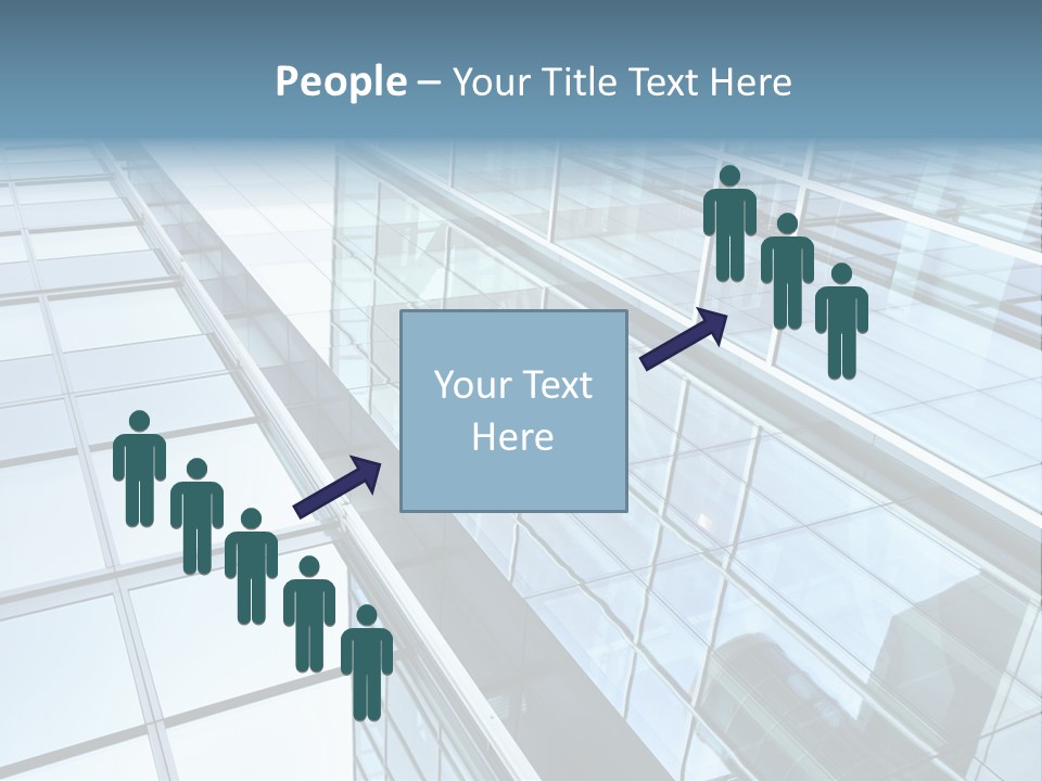 Glass Texture Frame PowerPoint Template