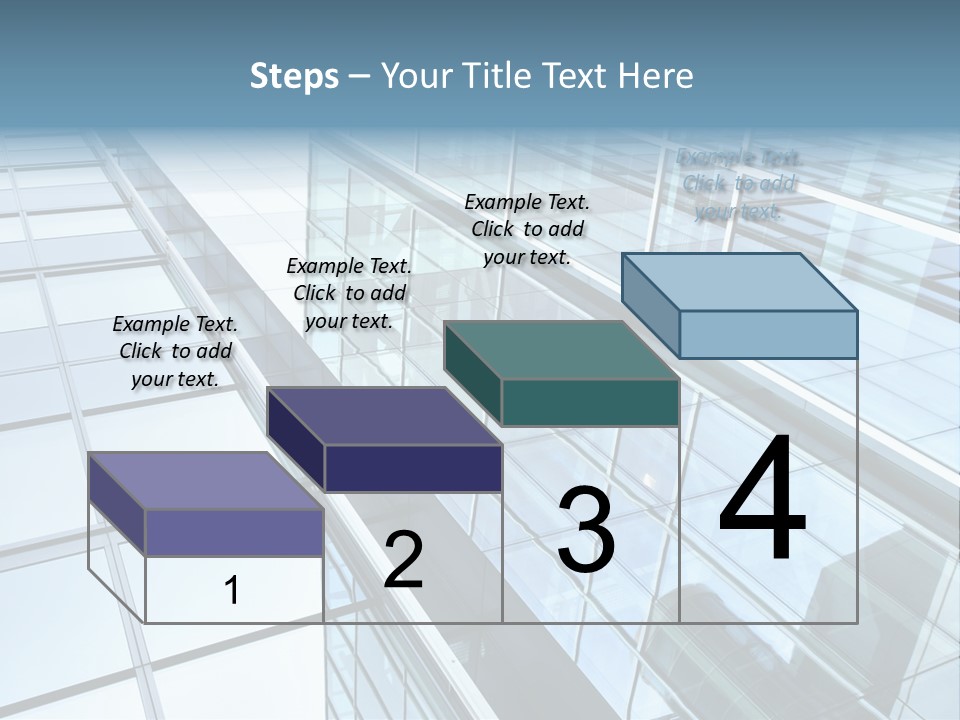 Glass Texture Frame PowerPoint Template
