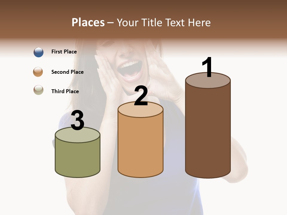 Ask Gesturing Expression PowerPoint Template