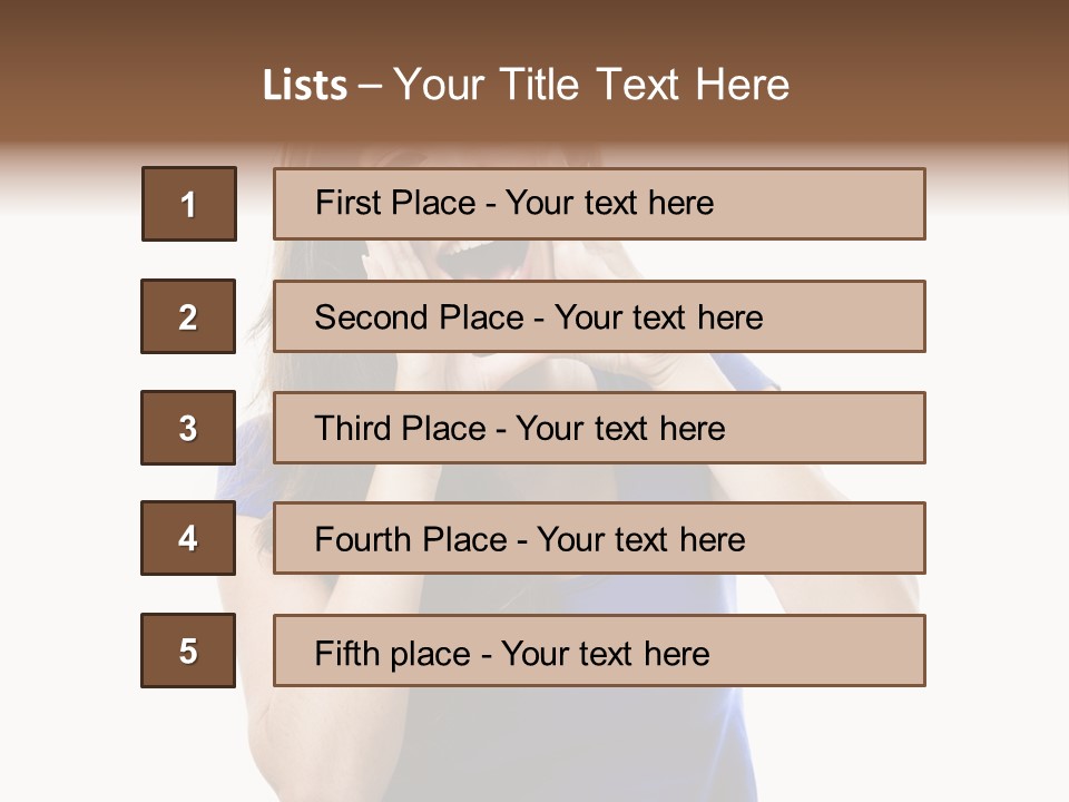 Ask Gesturing Expression PowerPoint Template