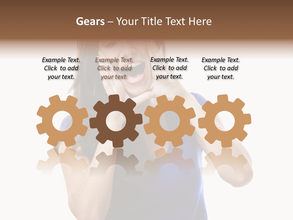 Ask Gesturing Expression PowerPoint Template