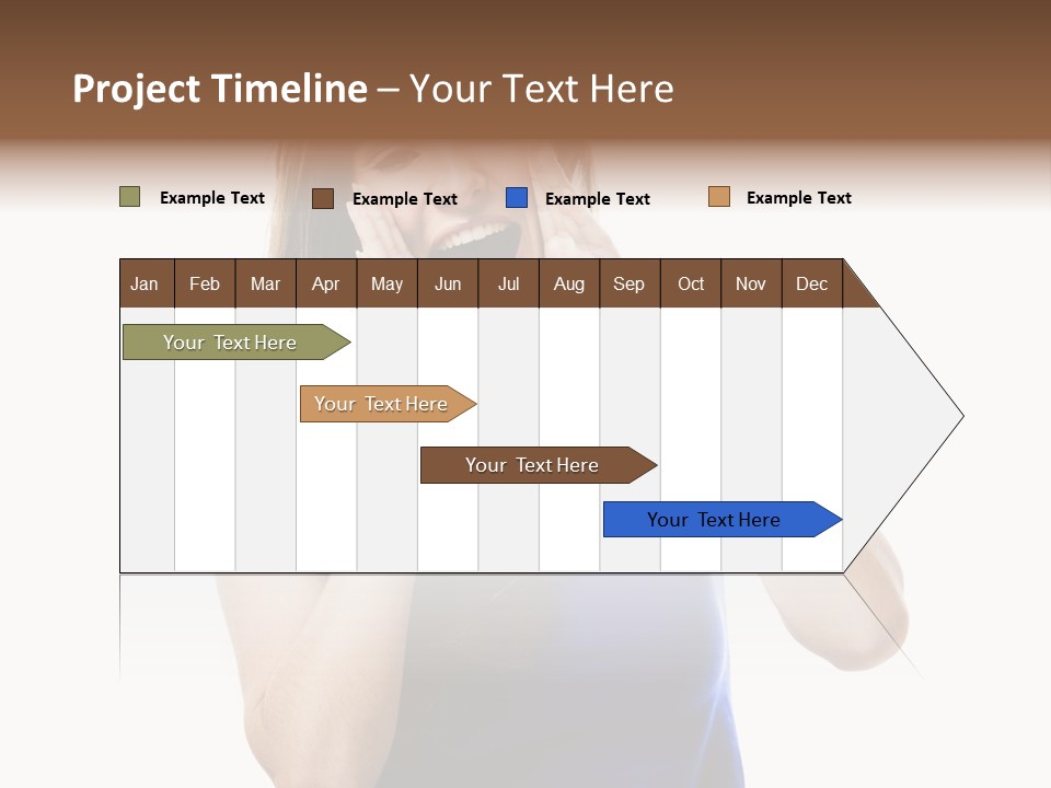 Ask Gesturing Expression PowerPoint Template