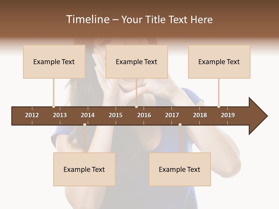 Ask Gesturing Expression PowerPoint Template